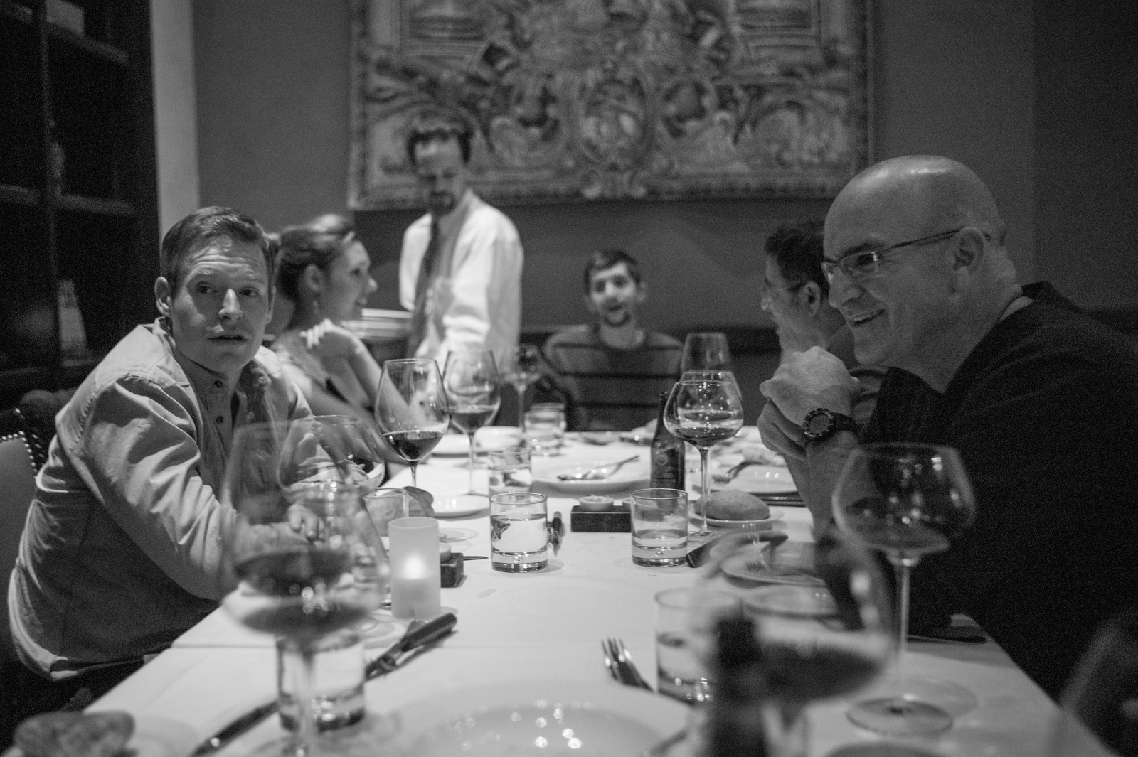 Dining in Monochrome