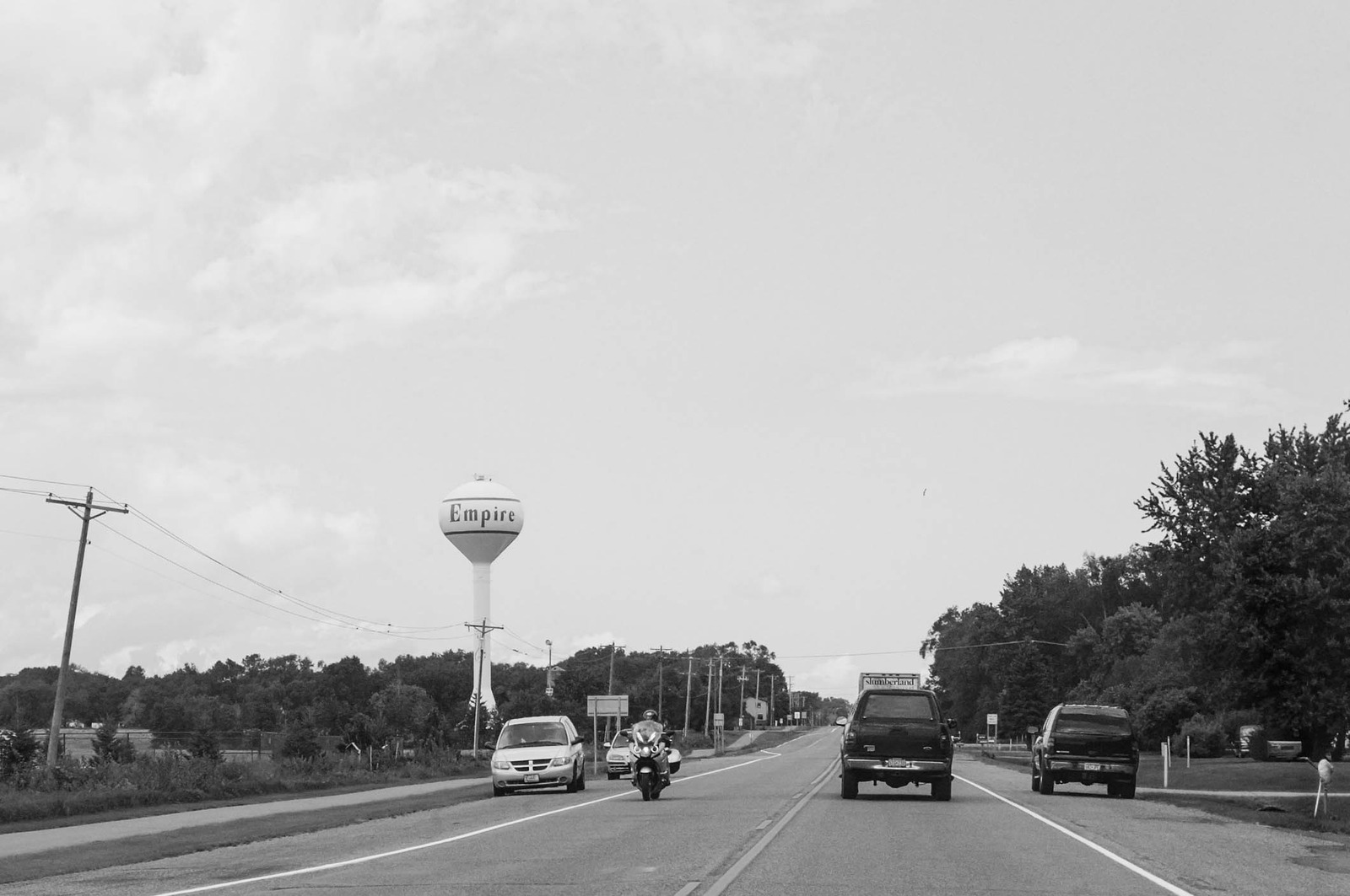 Quiet Town on the Road