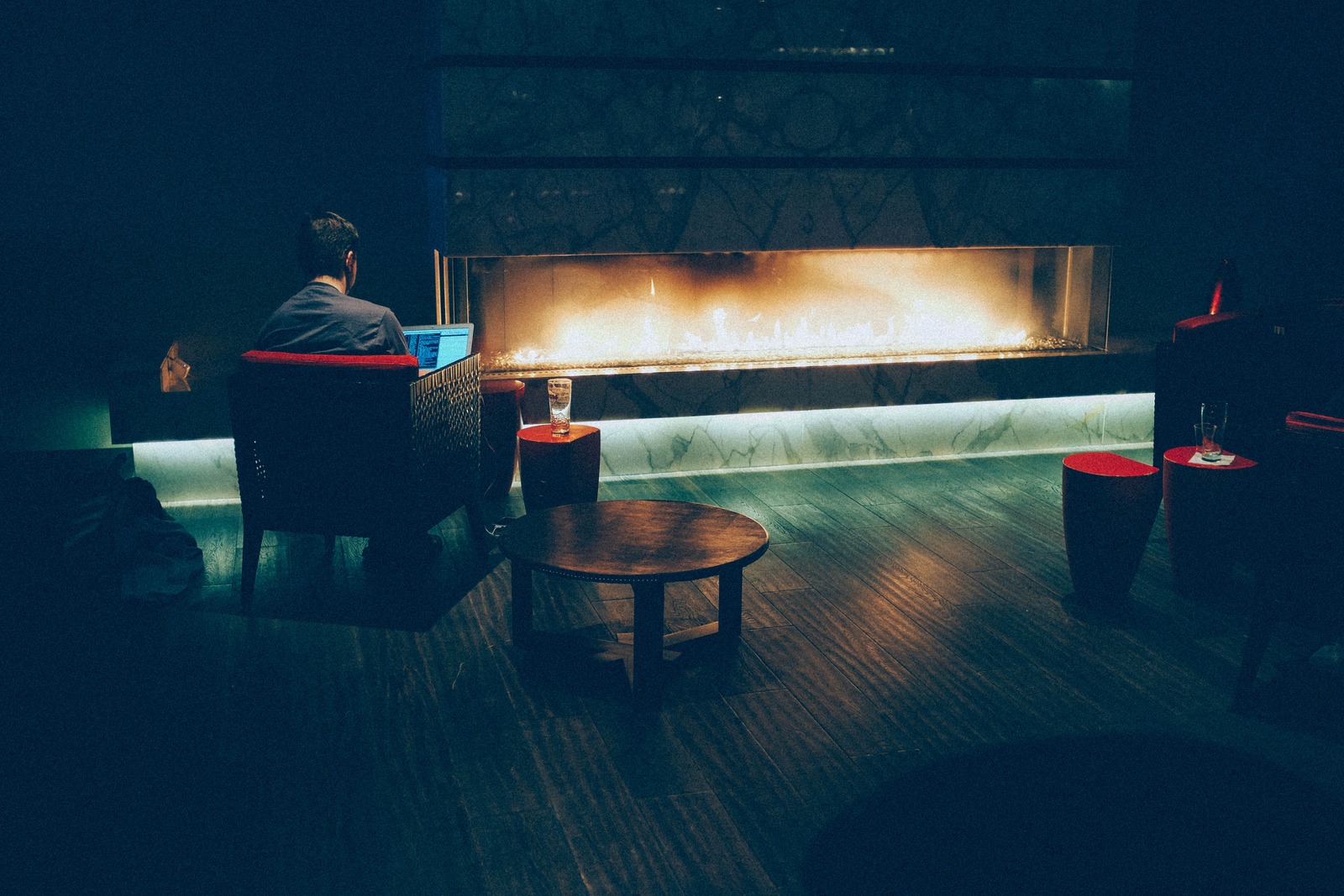 Quiet Reflections by Firelight