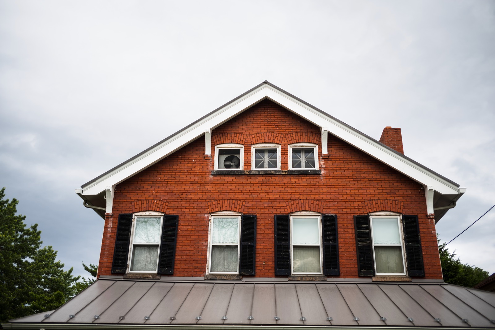 Rustic Charm Under Cloudy Skies
