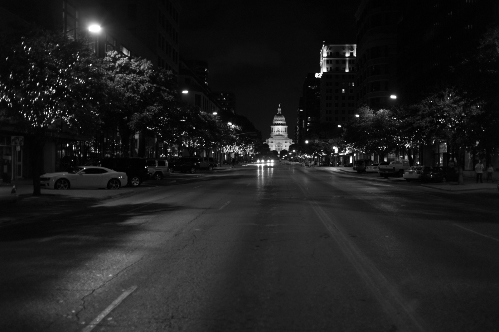 Lonely Street at Night
