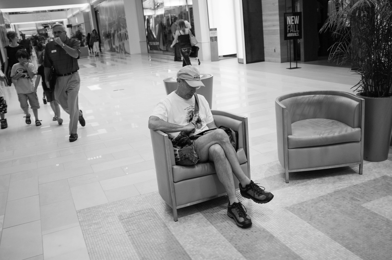 Moment of Solitude in a Crowd