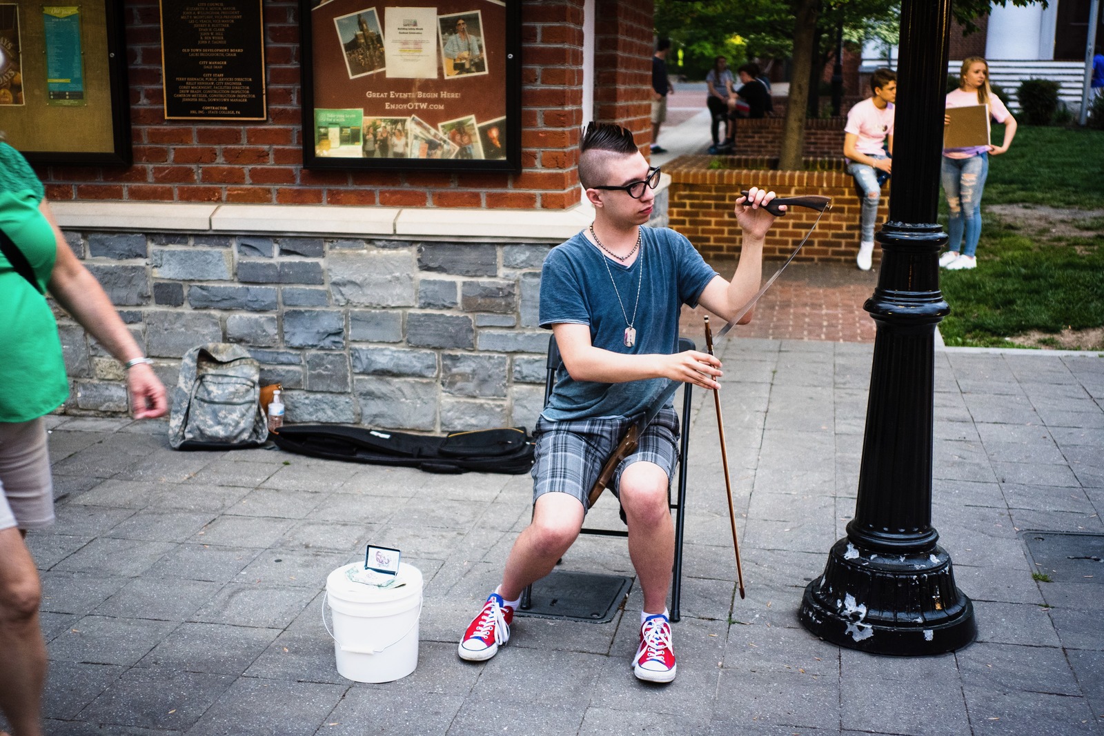 Street Musician's Moment