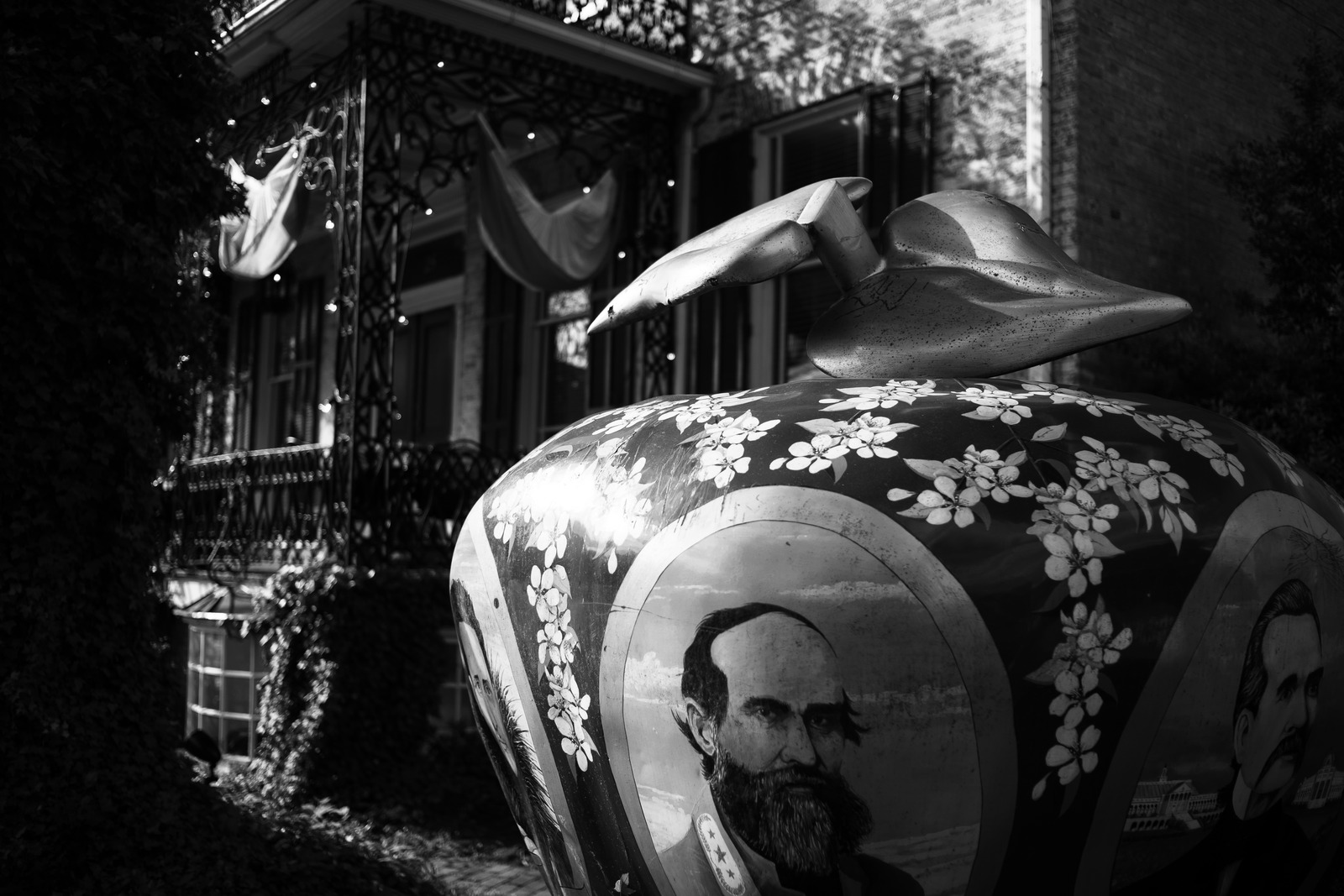 Whimsical Monument in Shadow