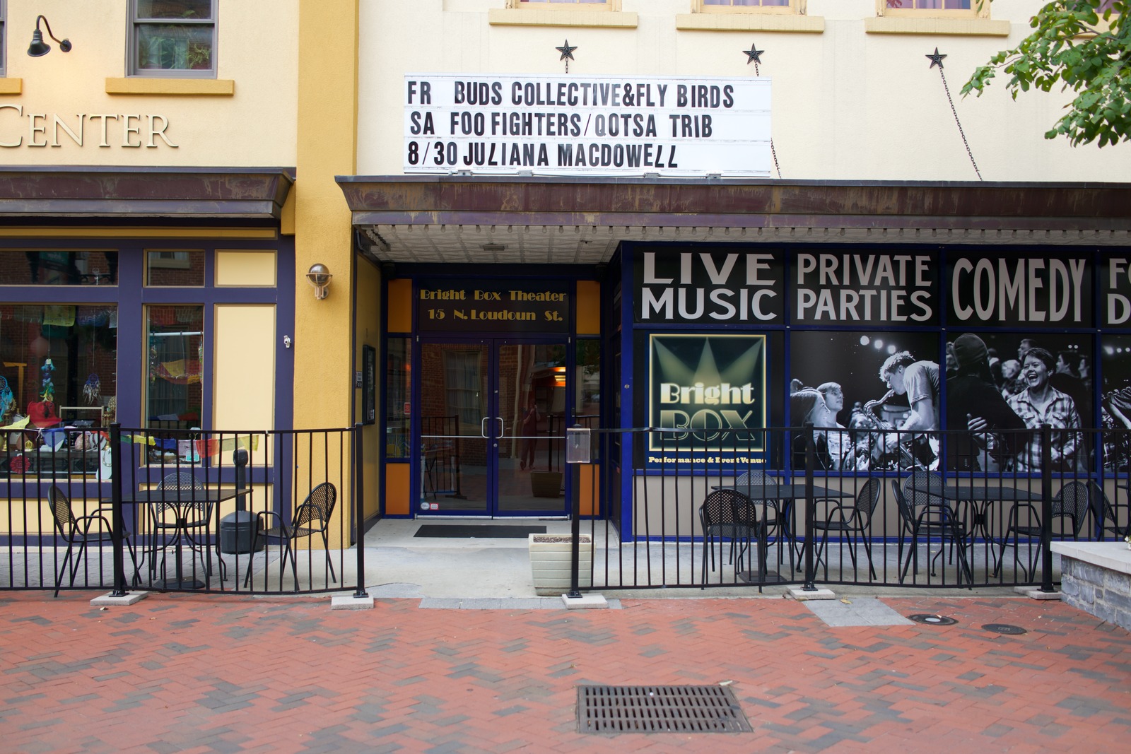 Bright Box Theater Vibes