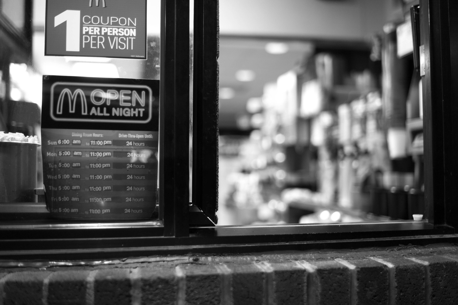 Nighttime Fast Food Lure