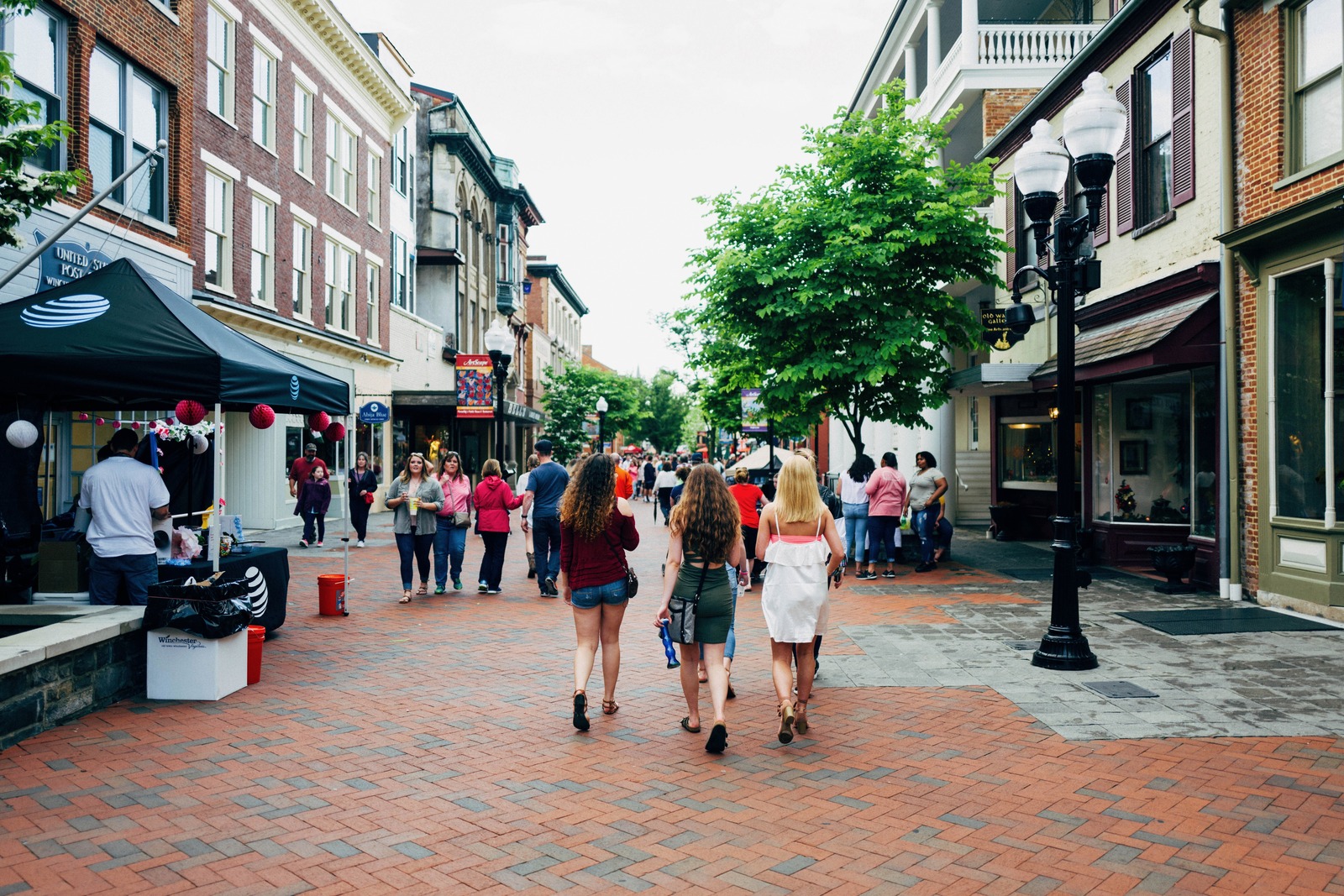Strolling Through a Lively Street