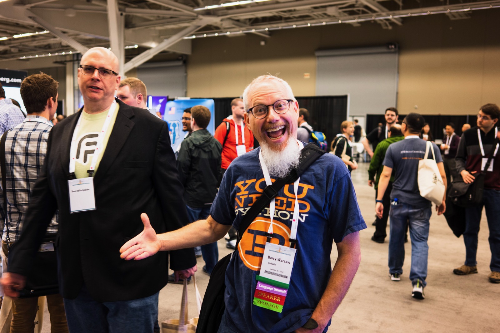 Joyful Interaction at a Conference