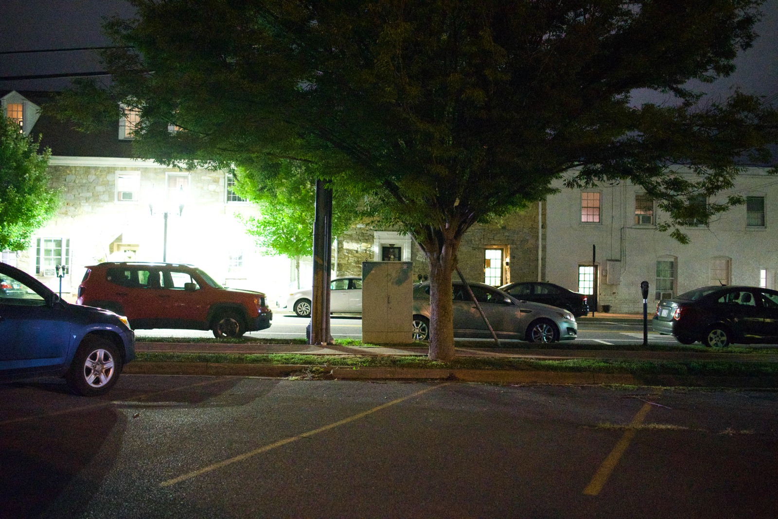 Nighttime Urban Serenity