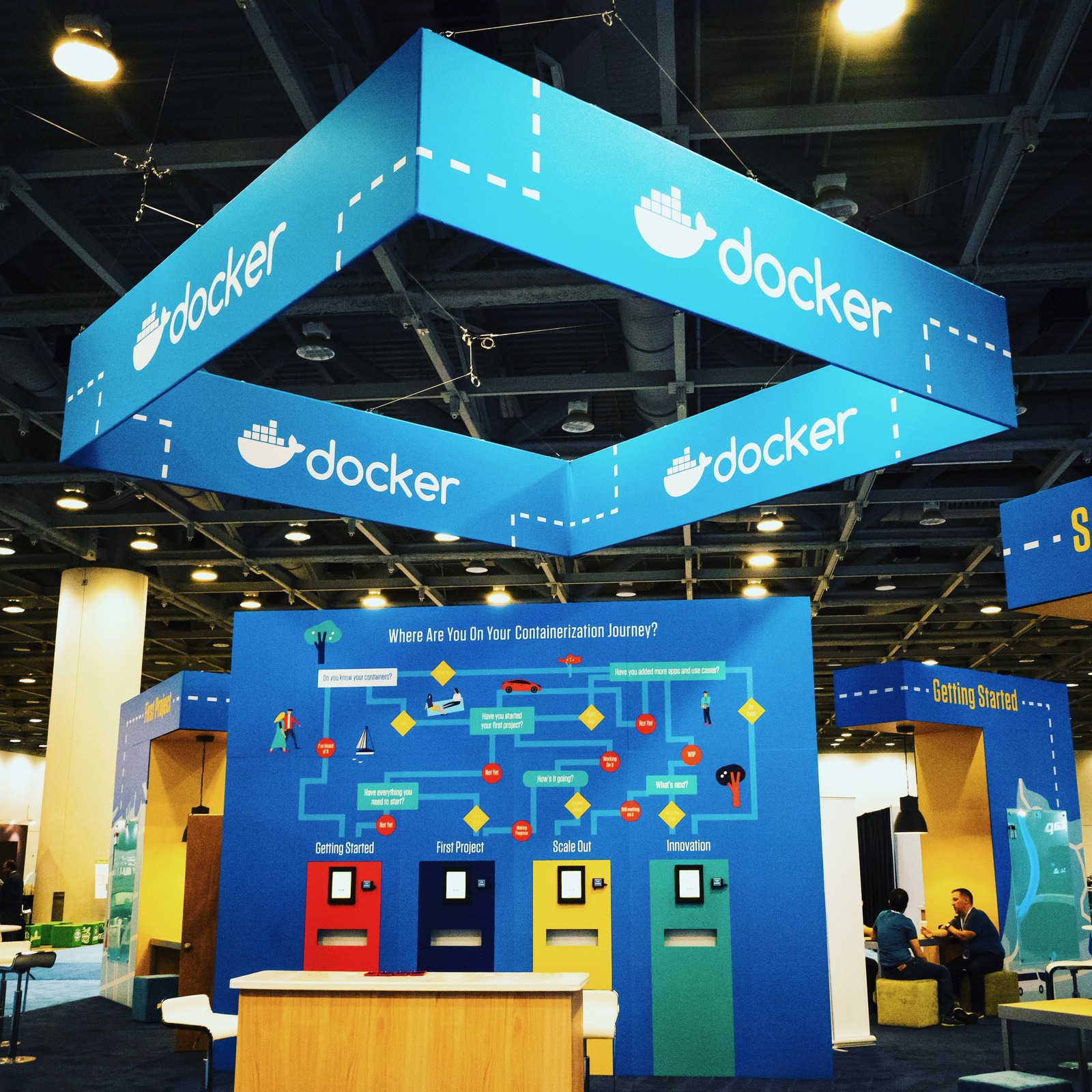 Bold Blue Tech Exhibition