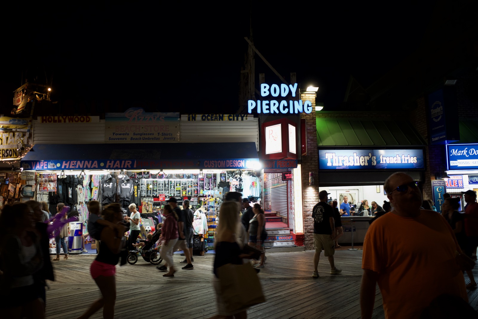 Nocturnal Boardwalk Vibes