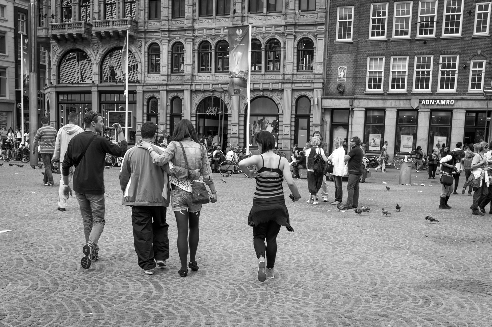 Urban Stroll in Monochrome