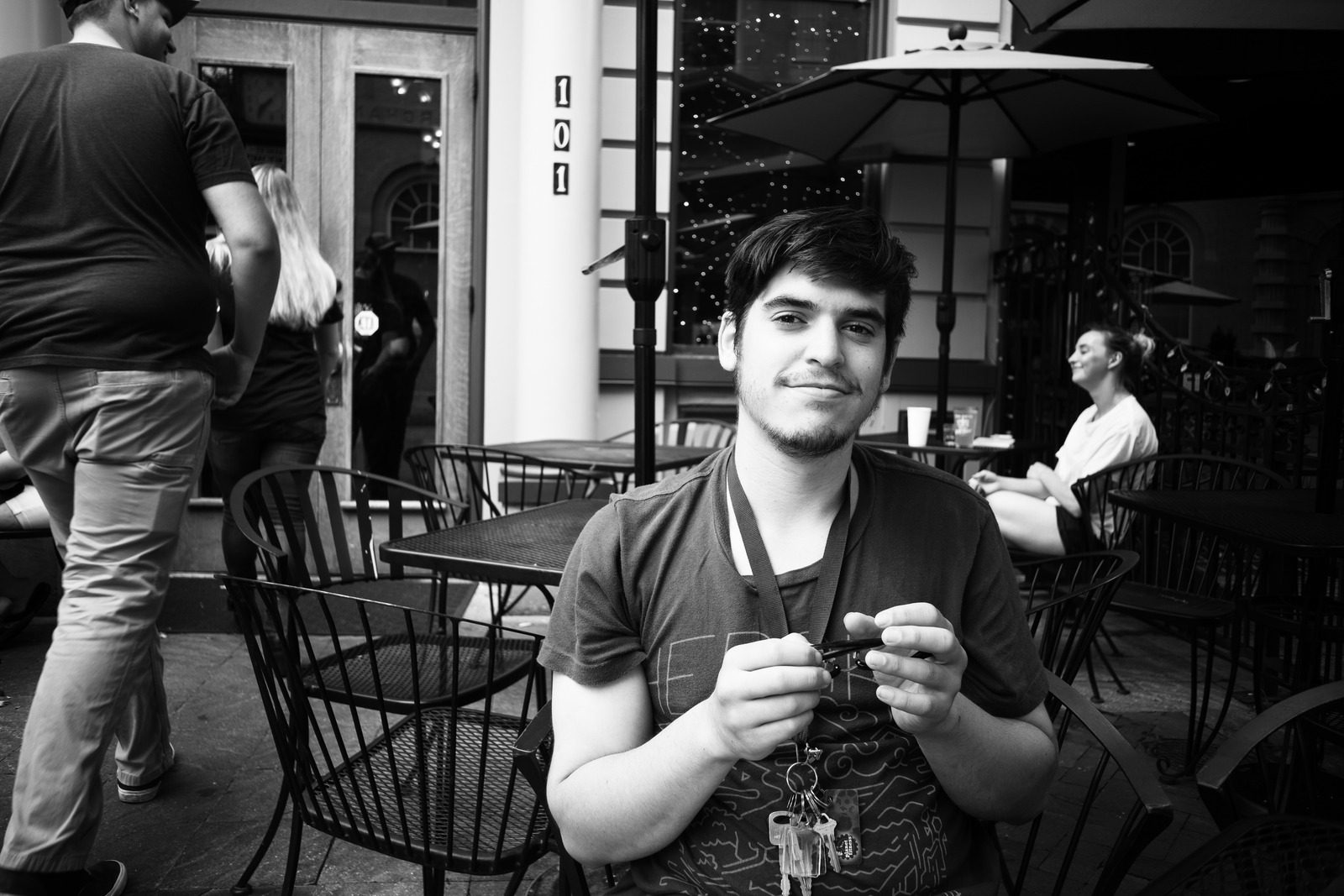 Candid Moments in Black and White