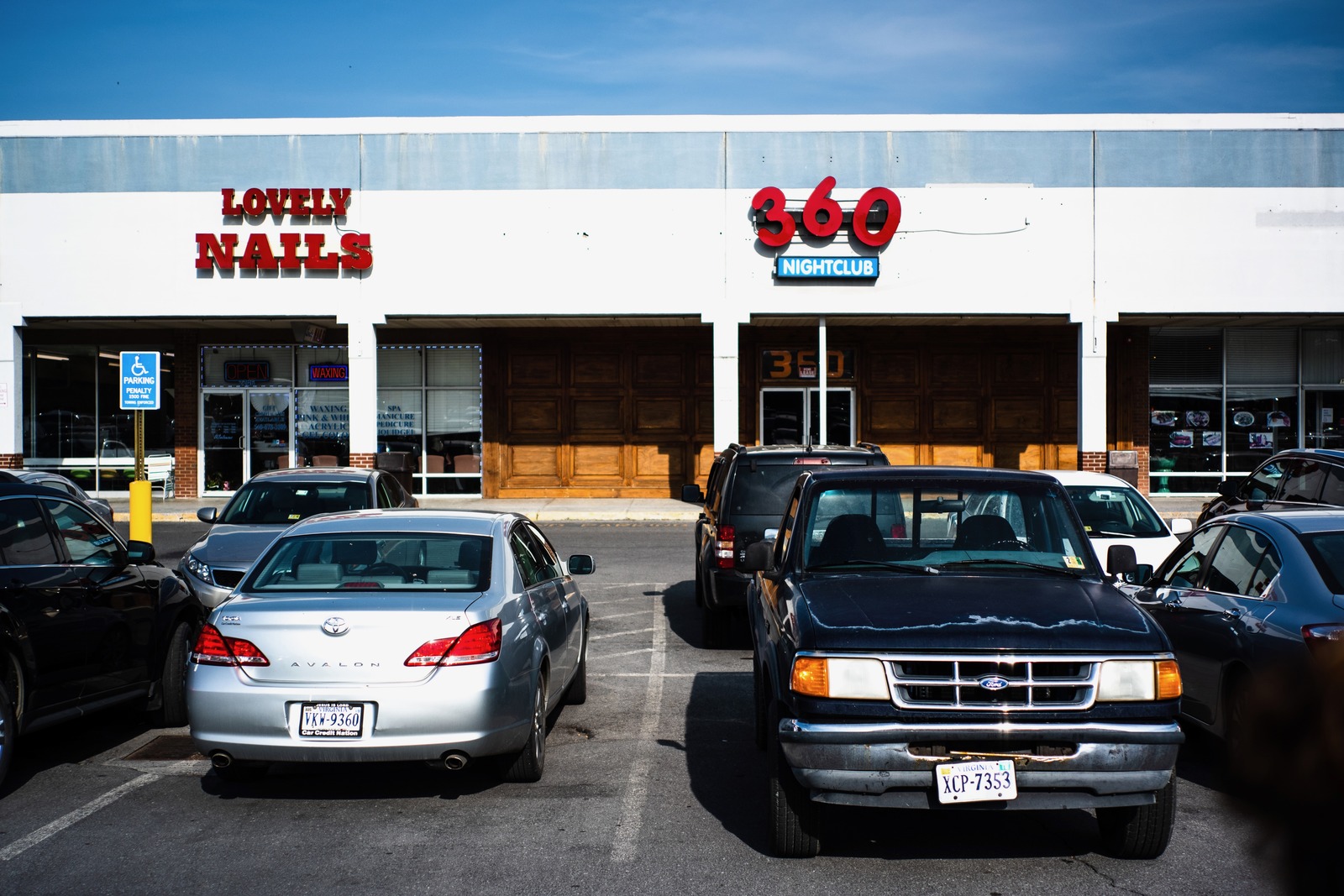 Urban Nightlife Contrast