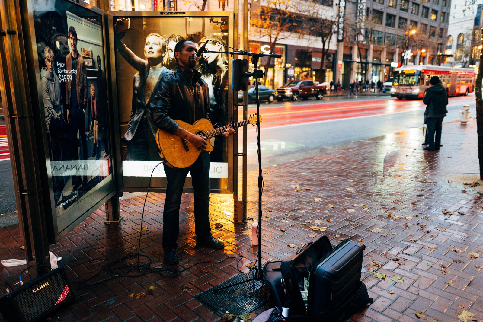 Street Serenade at Dusk