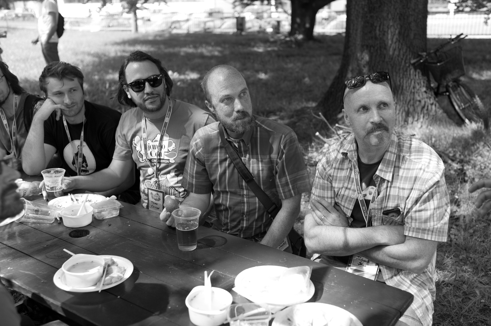 Reflective Moments in Black and White