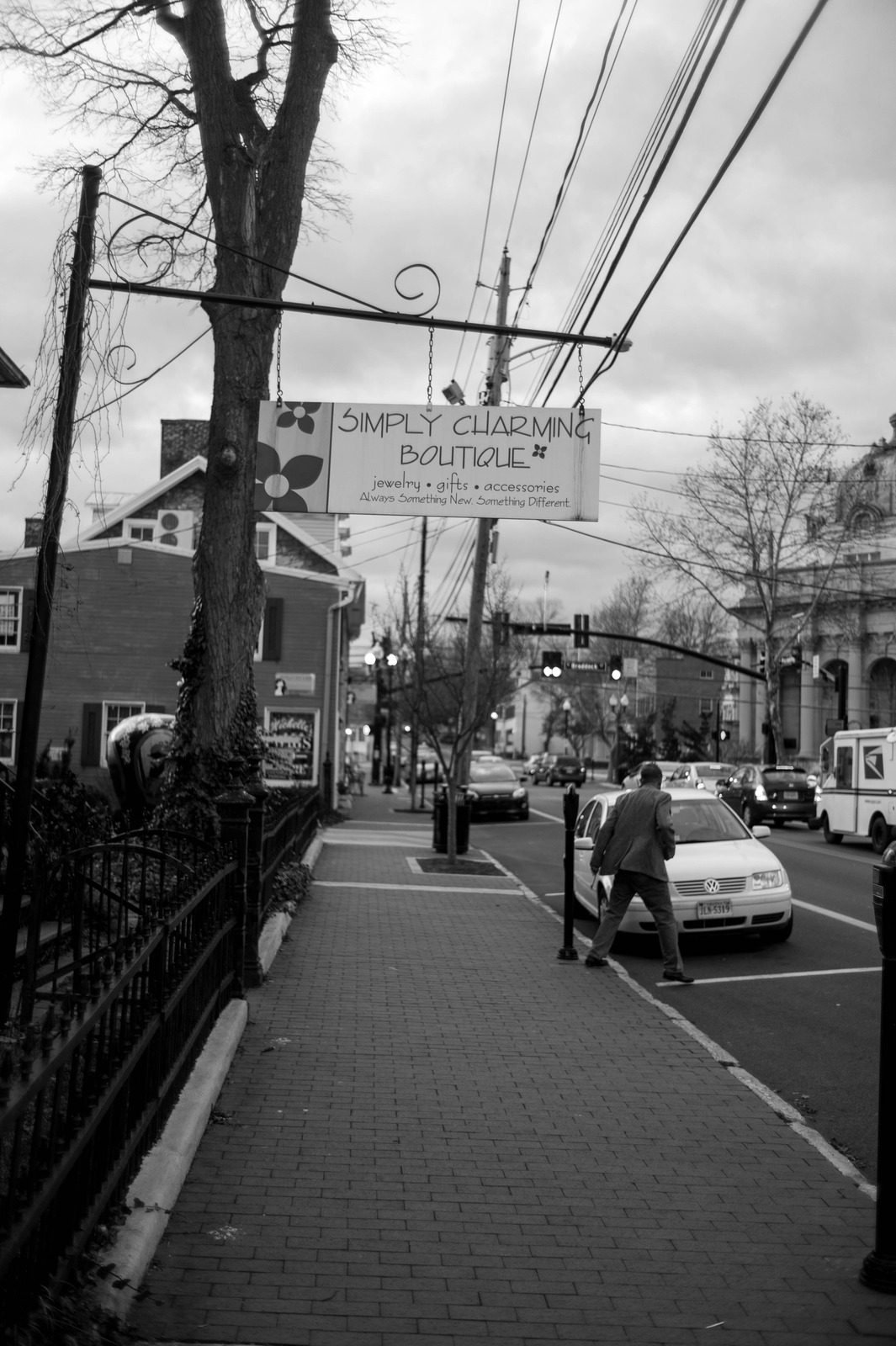 Charming Streets in Monochrome