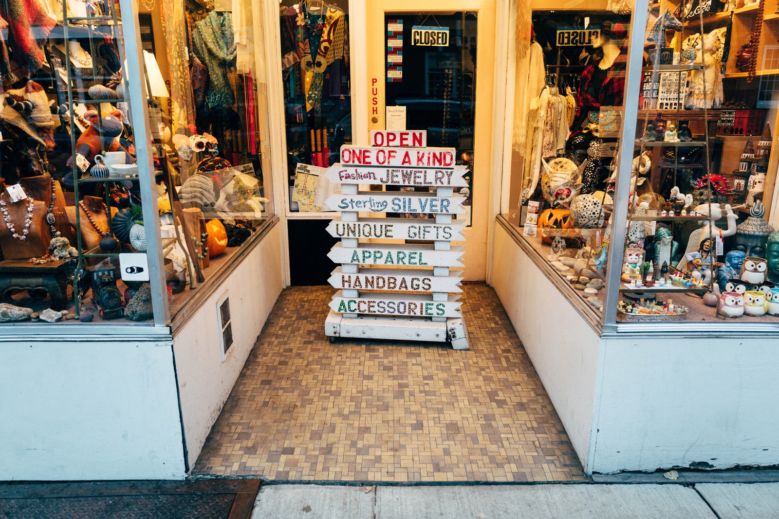 Charming Storefront Welcome