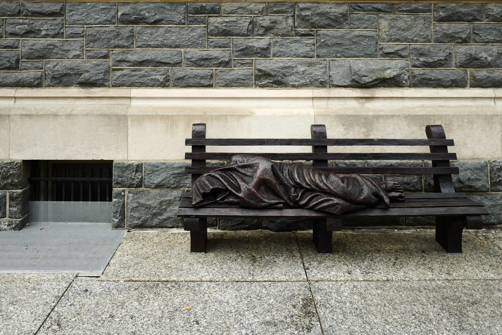 Silent Solitude on a Bench