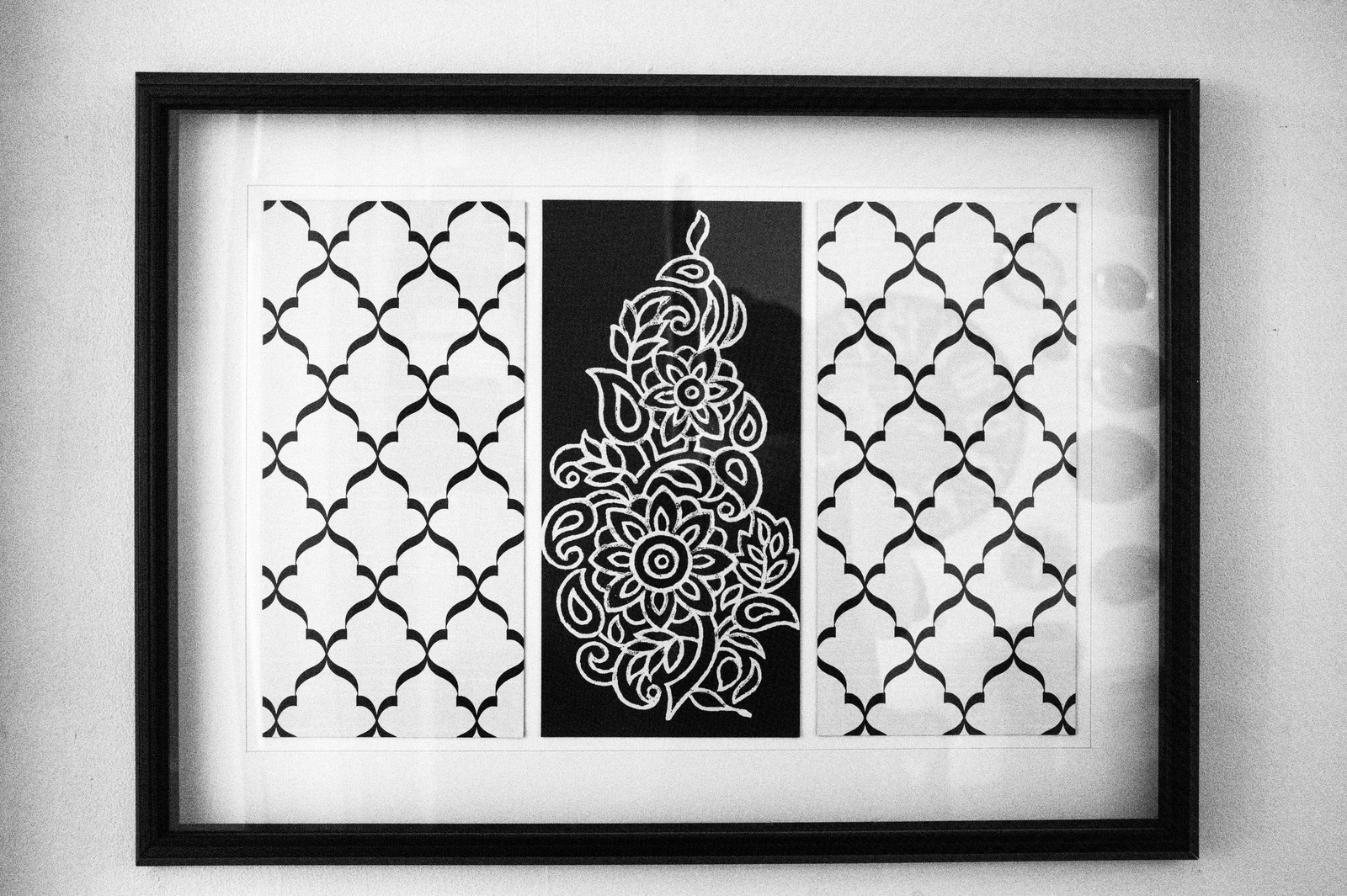 Ornate Black and White Harmony