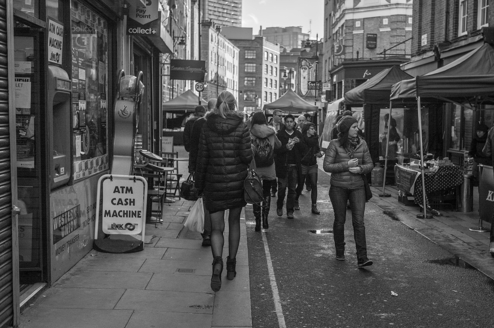 Urban Stroll in Monochrome