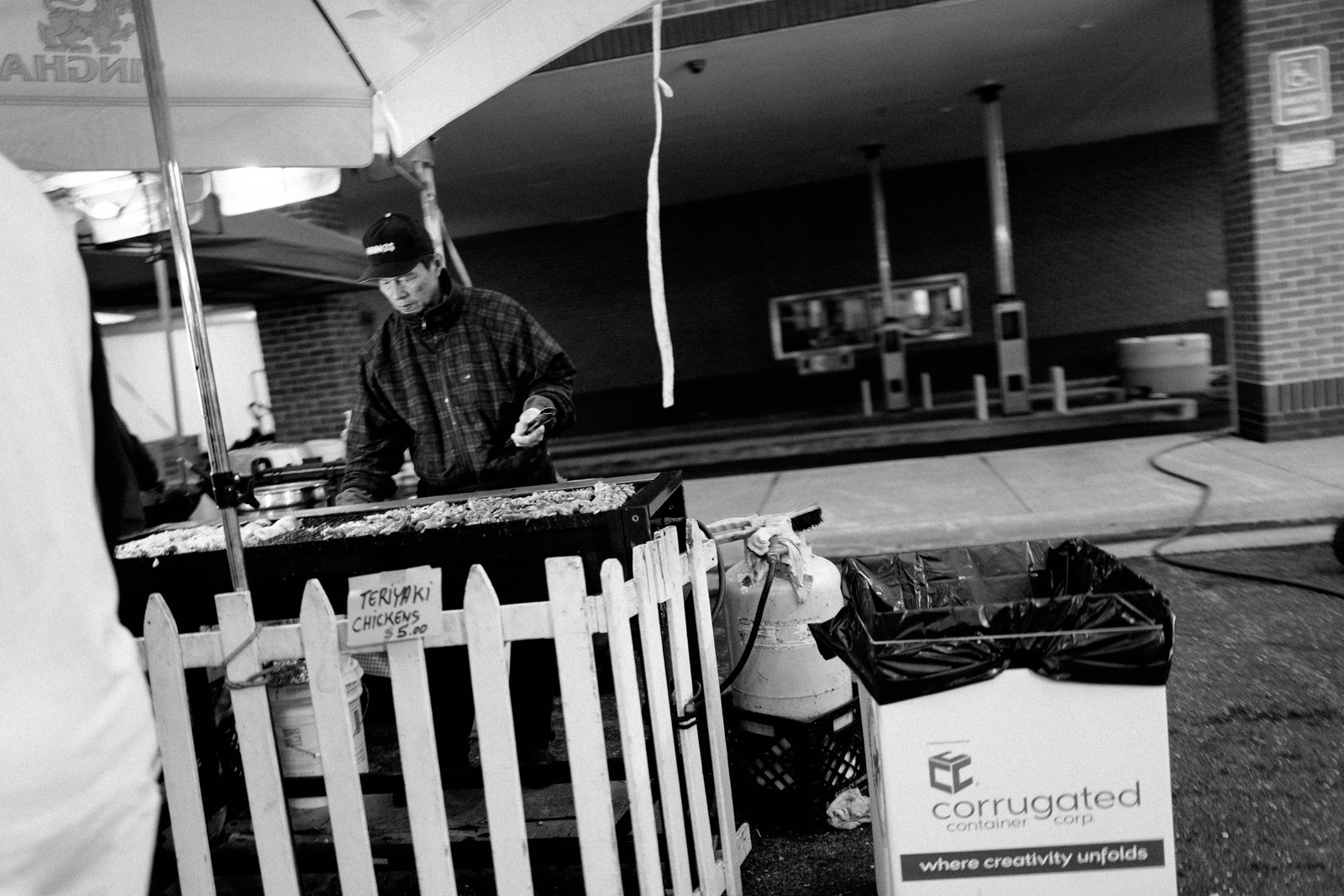 Culinary Focus in Monochrome