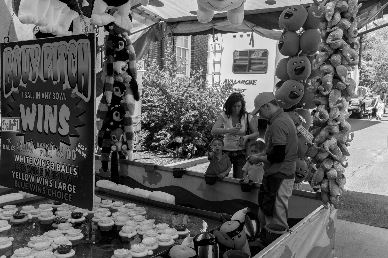 Carnival Games in Monochrome