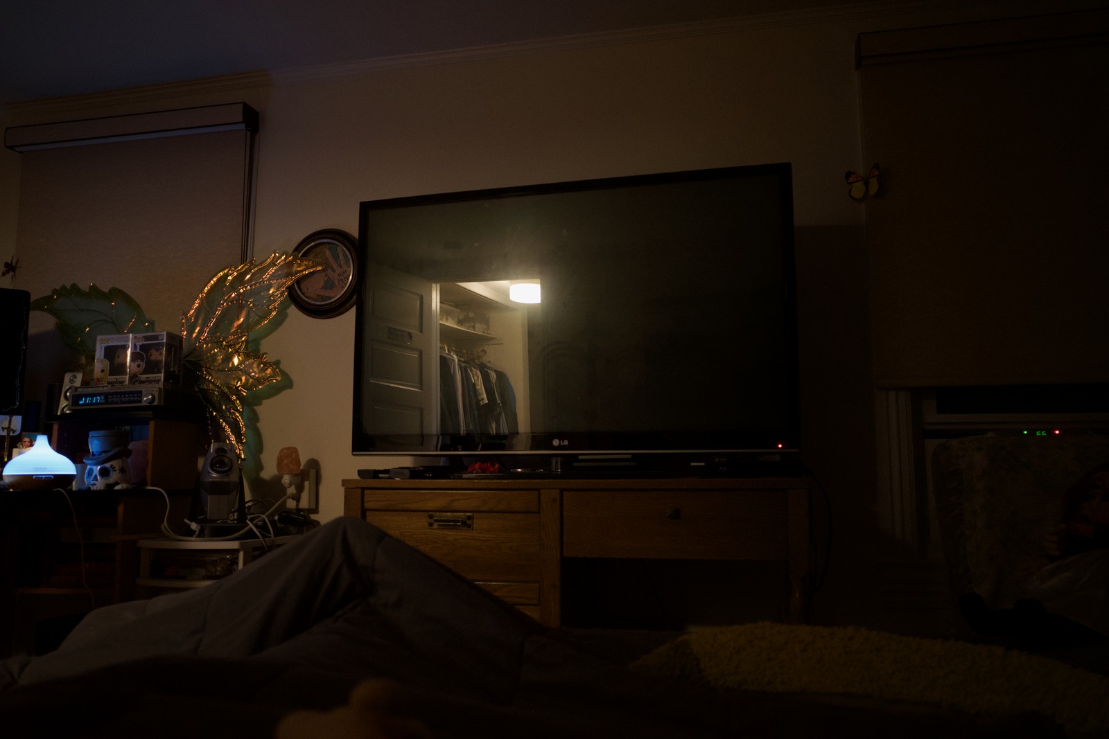 Silent Nighttime Reflection