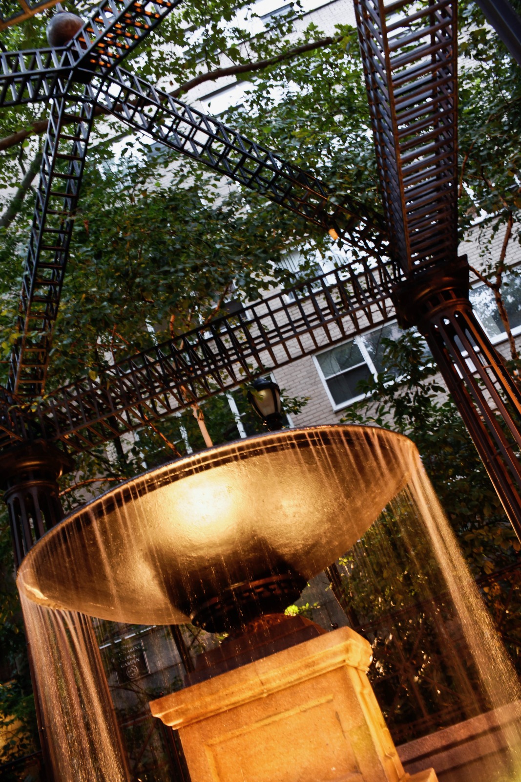 Serene Urban Fountain