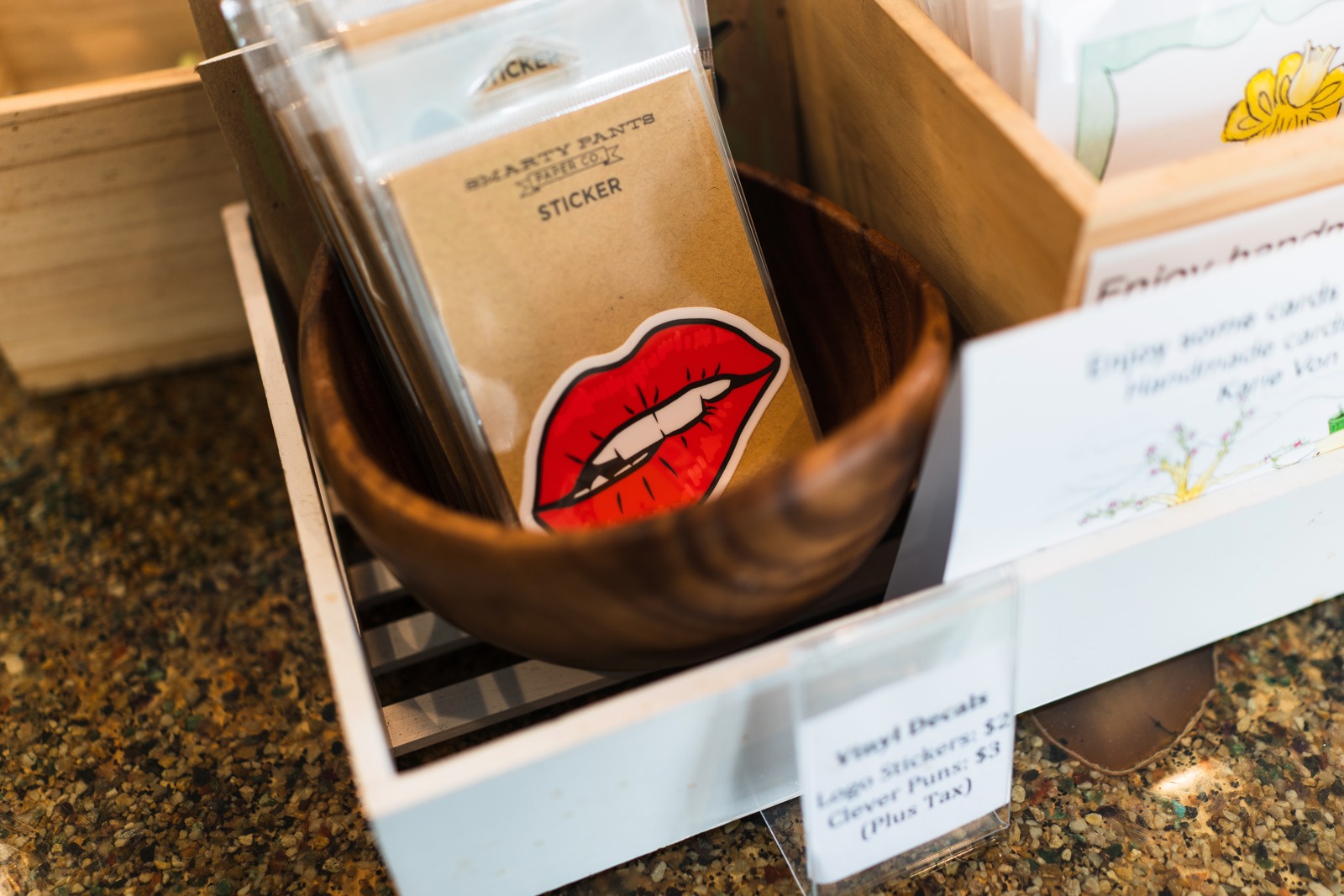 Colorful Sticker Display