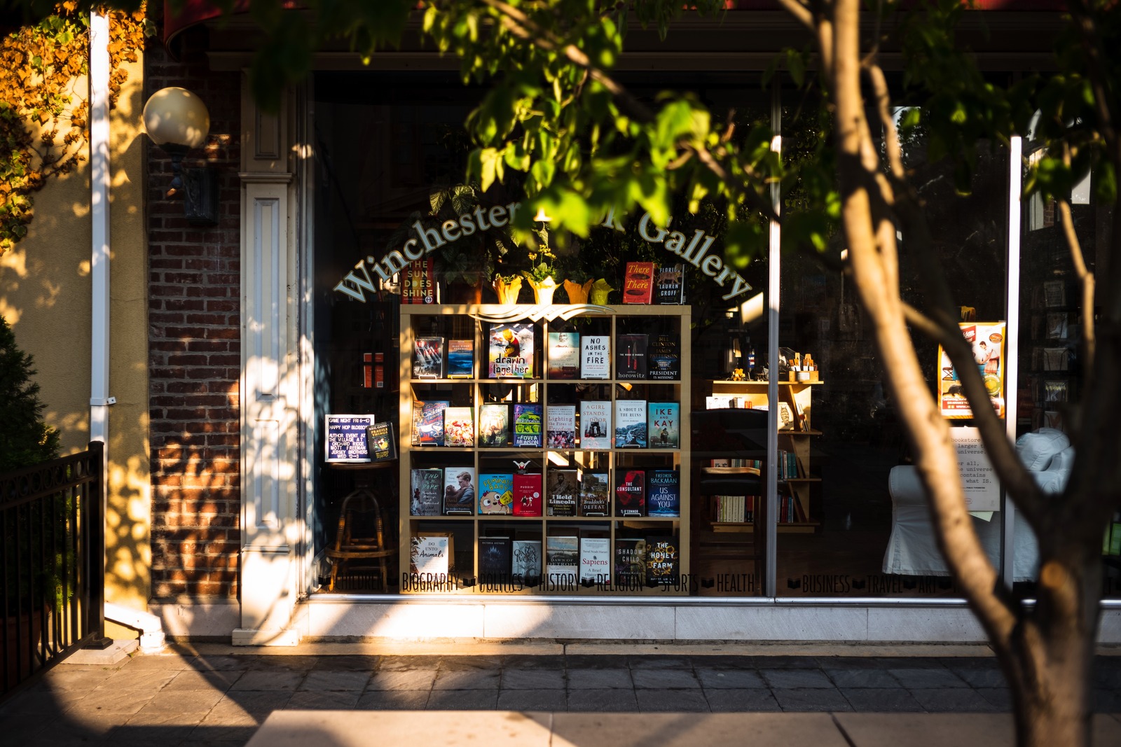 Cozy Bookstore Corner