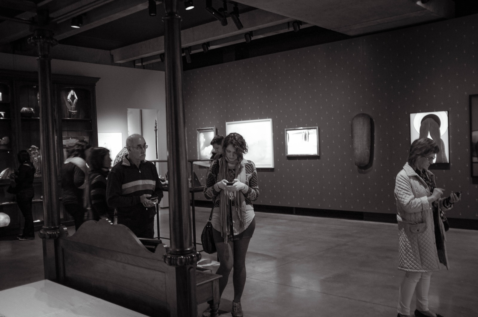 Quiet Moments in an Art Space