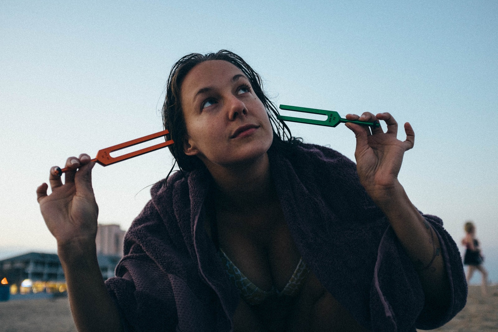 Whimsical Beach Reflection