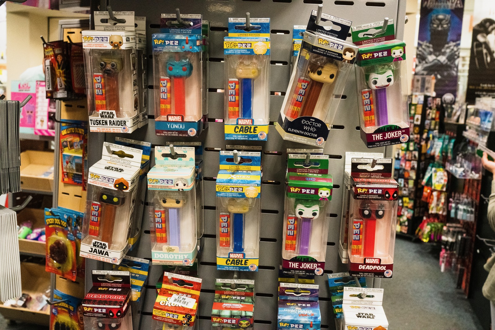 Colorful Collectibles Display