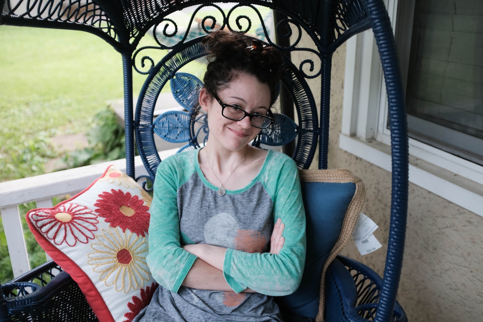 Relaxed Porch Moment