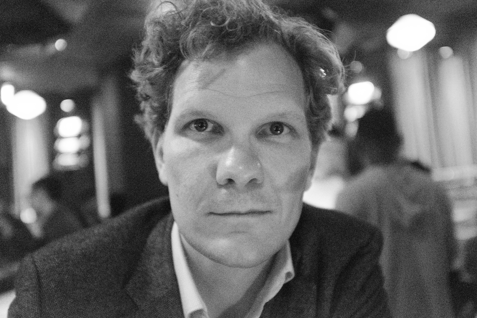 Pensive Moment in Monochrome