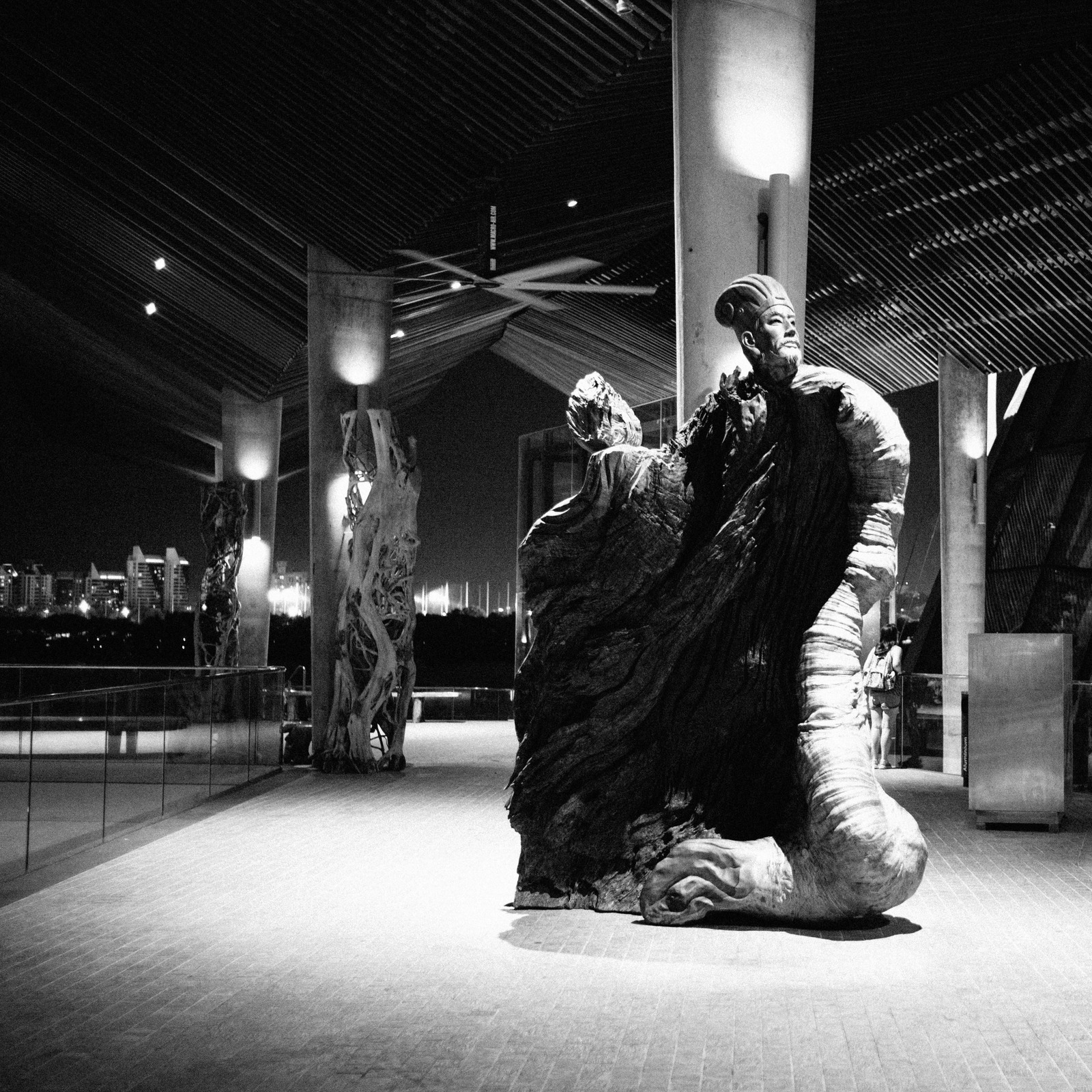 A Sculptural Night Scene