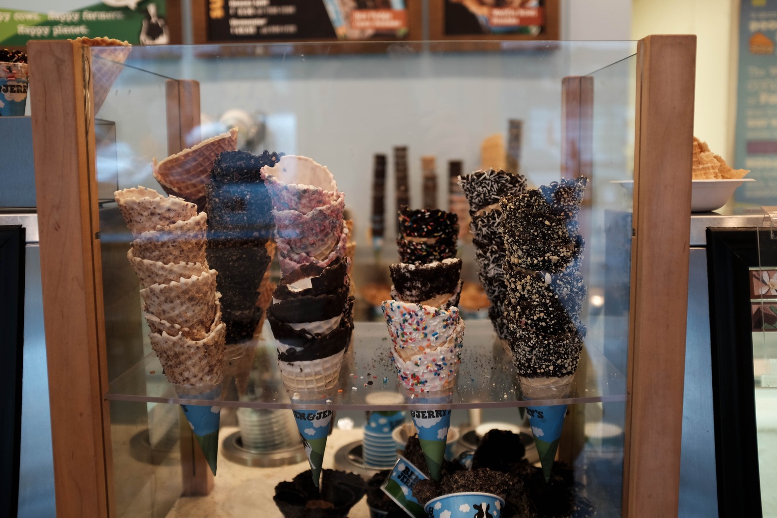 Delicious Ice Cream Display