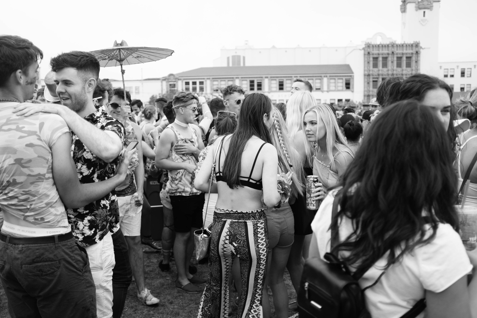 Festival Vibes in Monochrome