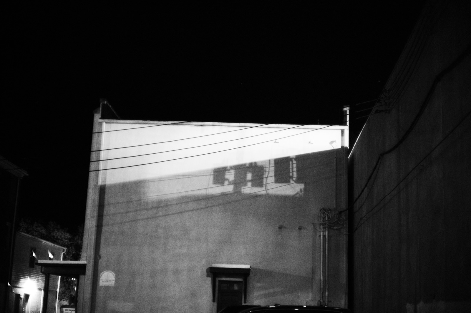 Nighttime Shadows on Walls