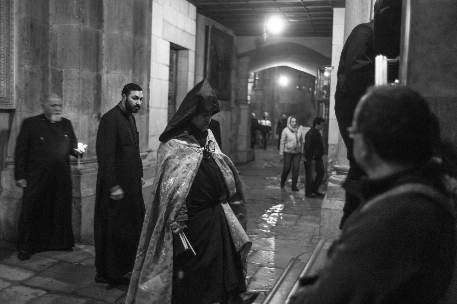 Silent Procession in Shadows