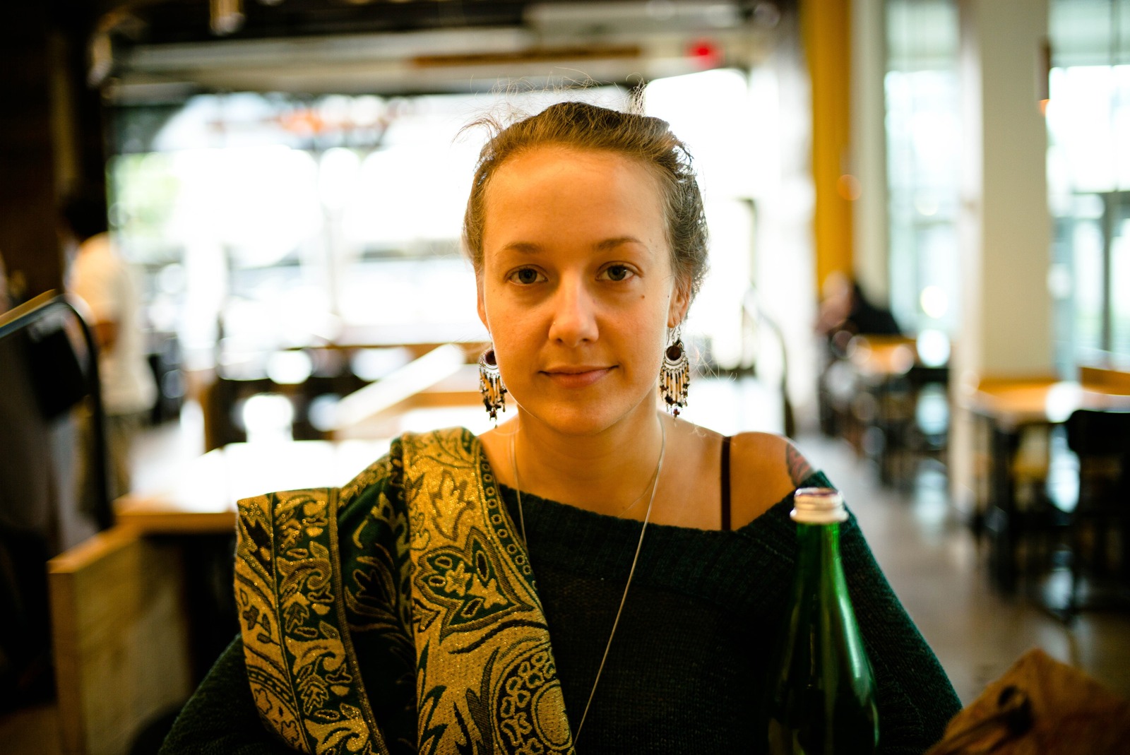 Quiet Reflection in a Café