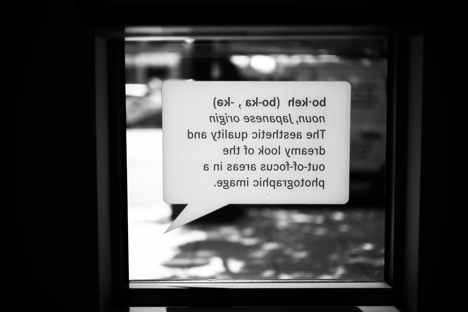 Reflections on a Window