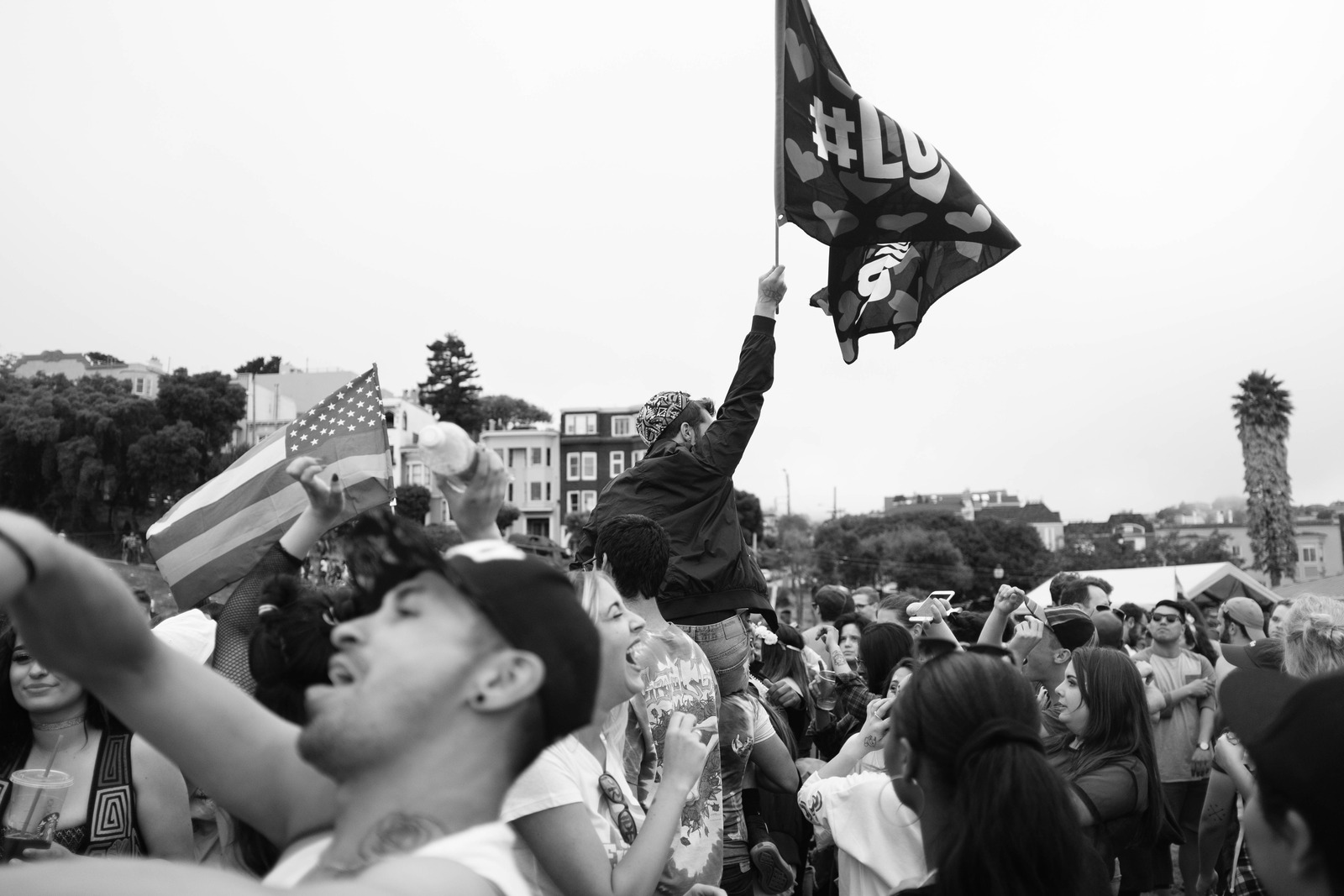 Celebration in Black and White