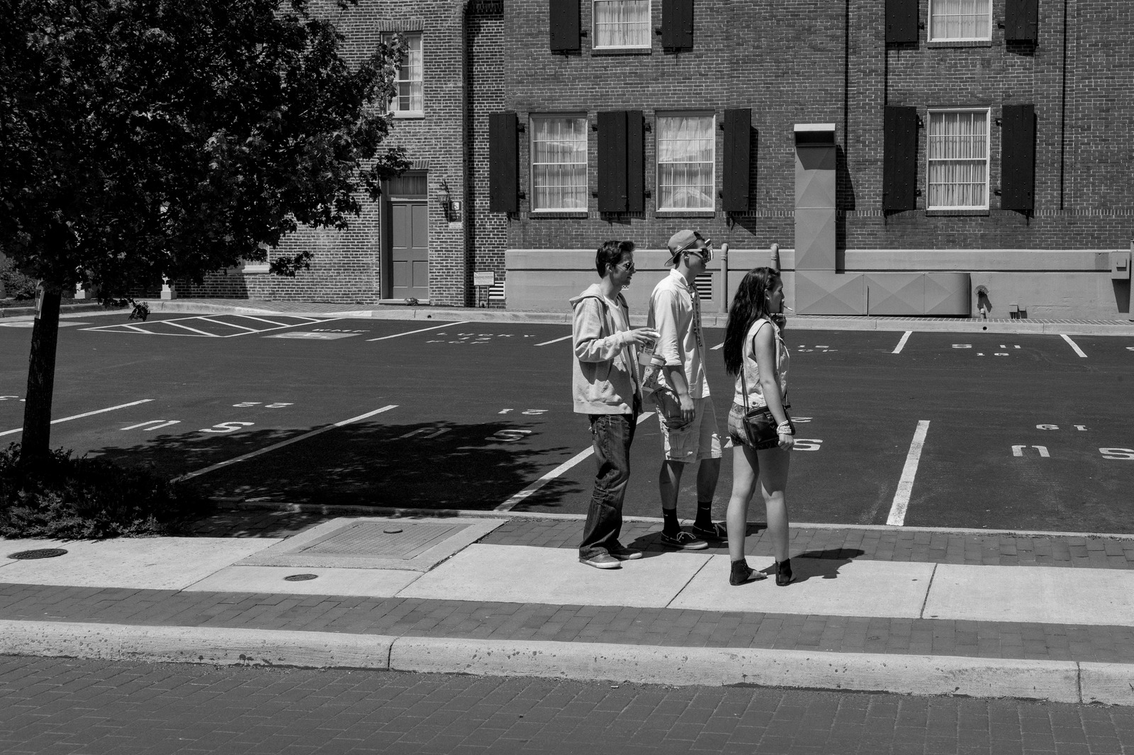 Urban Stroll in Shadows