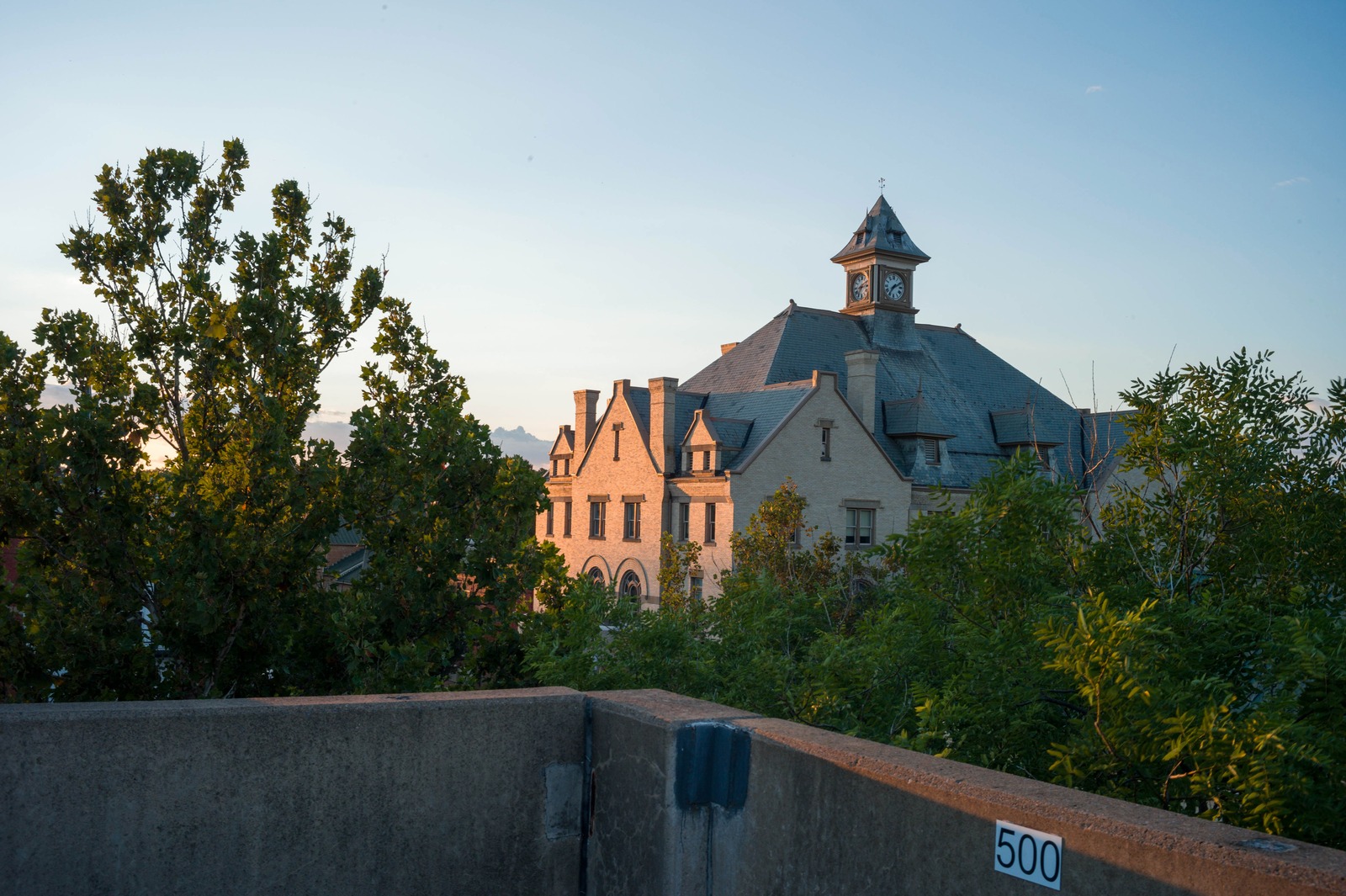 Morning Glow on Heritage Building