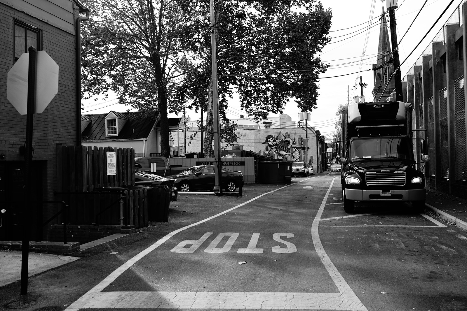 Urban Silence in Monochrome