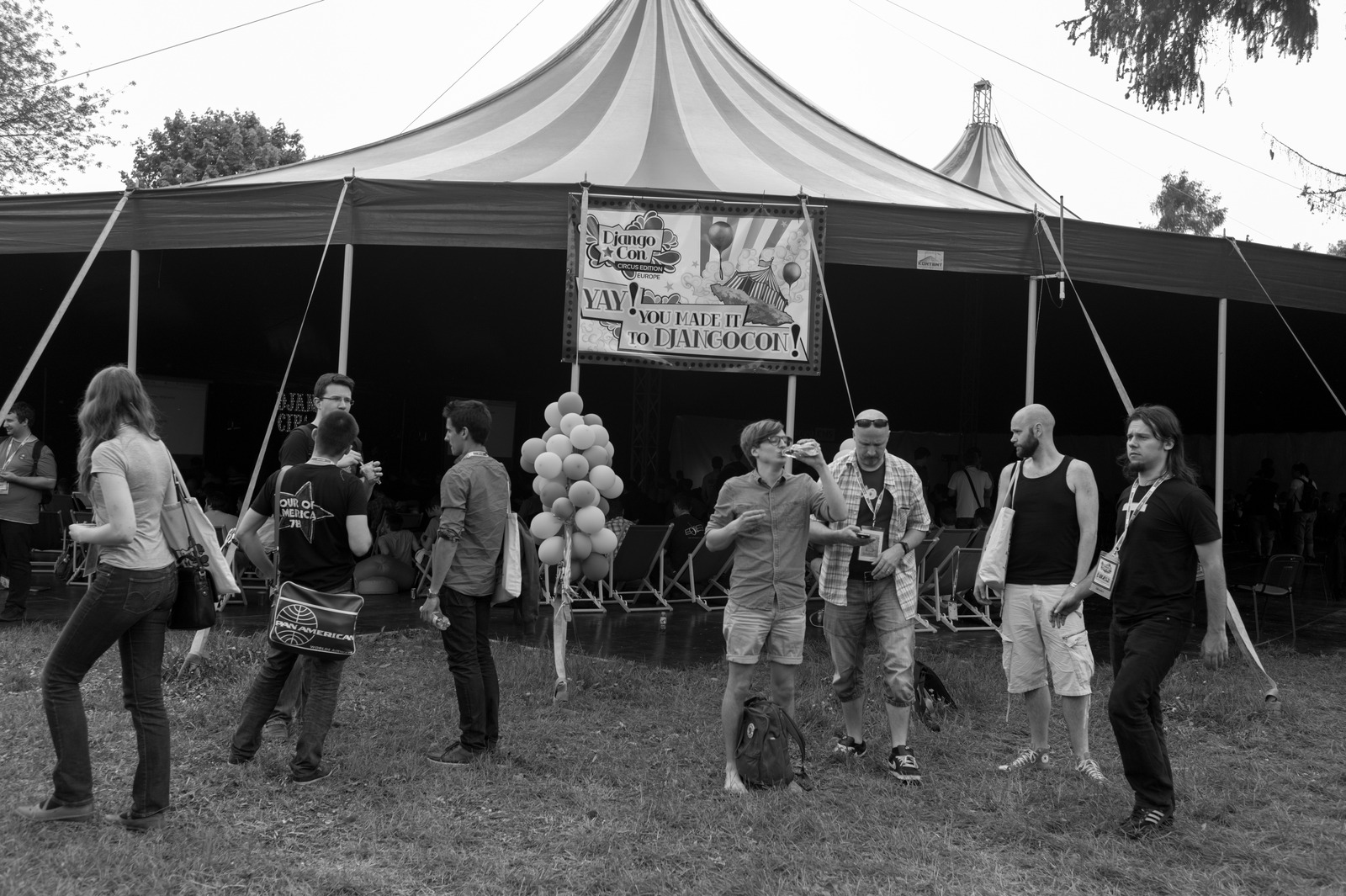 Gathering at the Fair