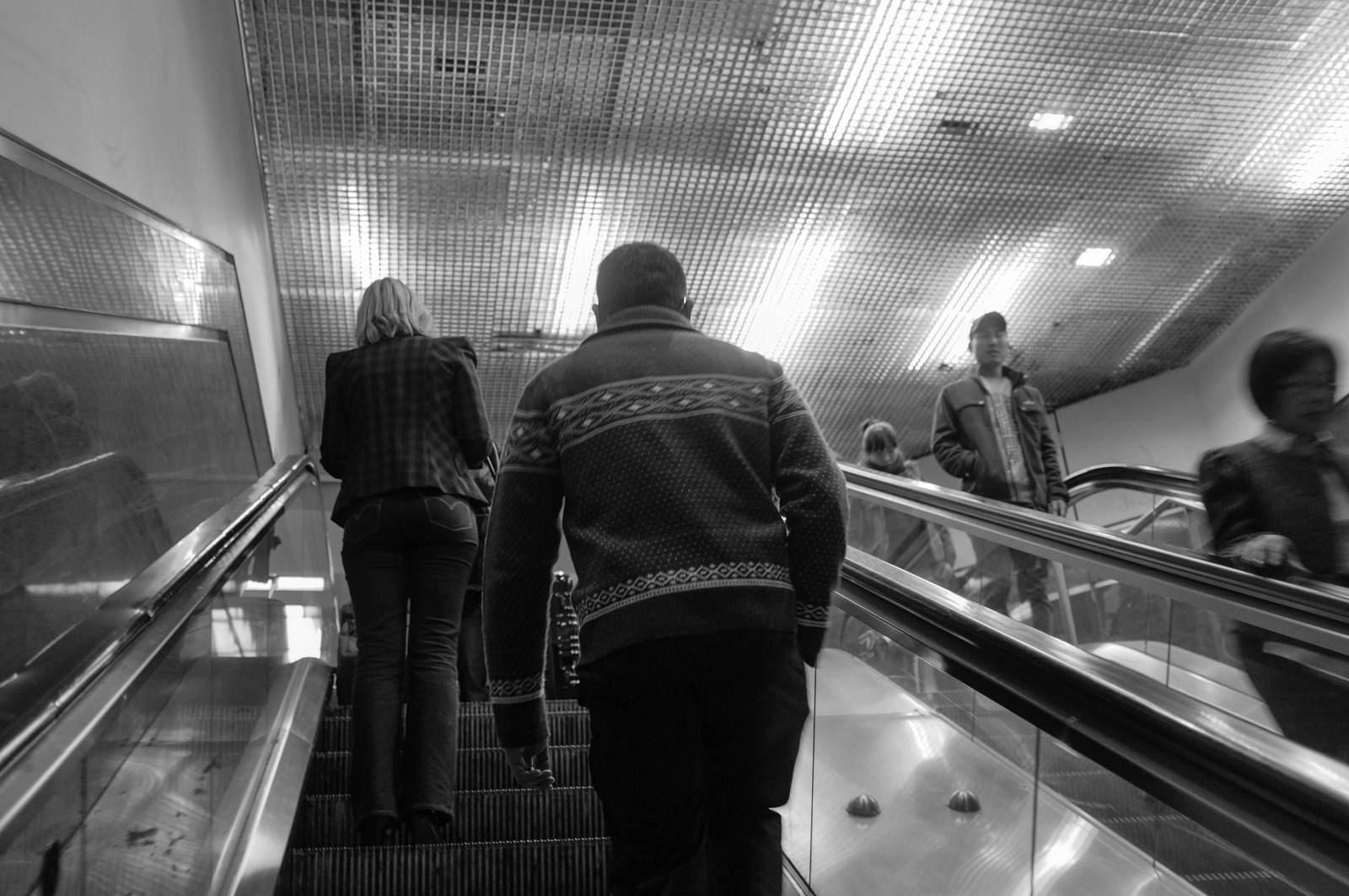 Ascent in Monochrome