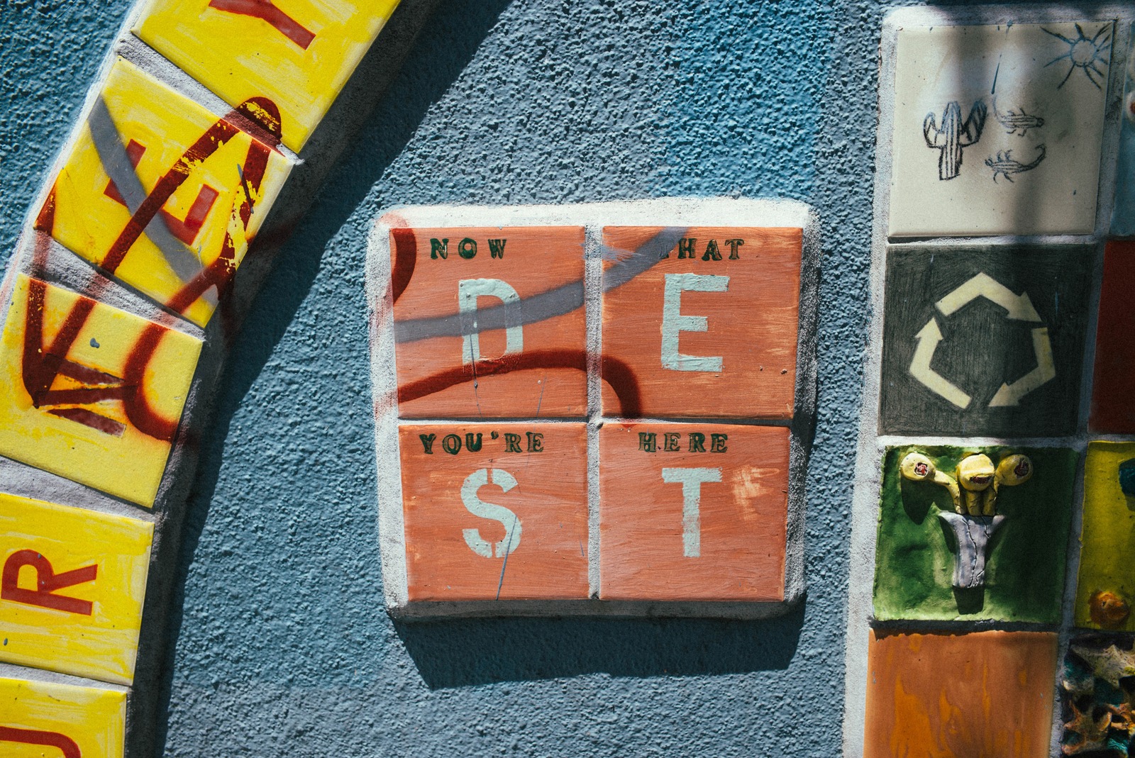 Colorful Mosaic Message